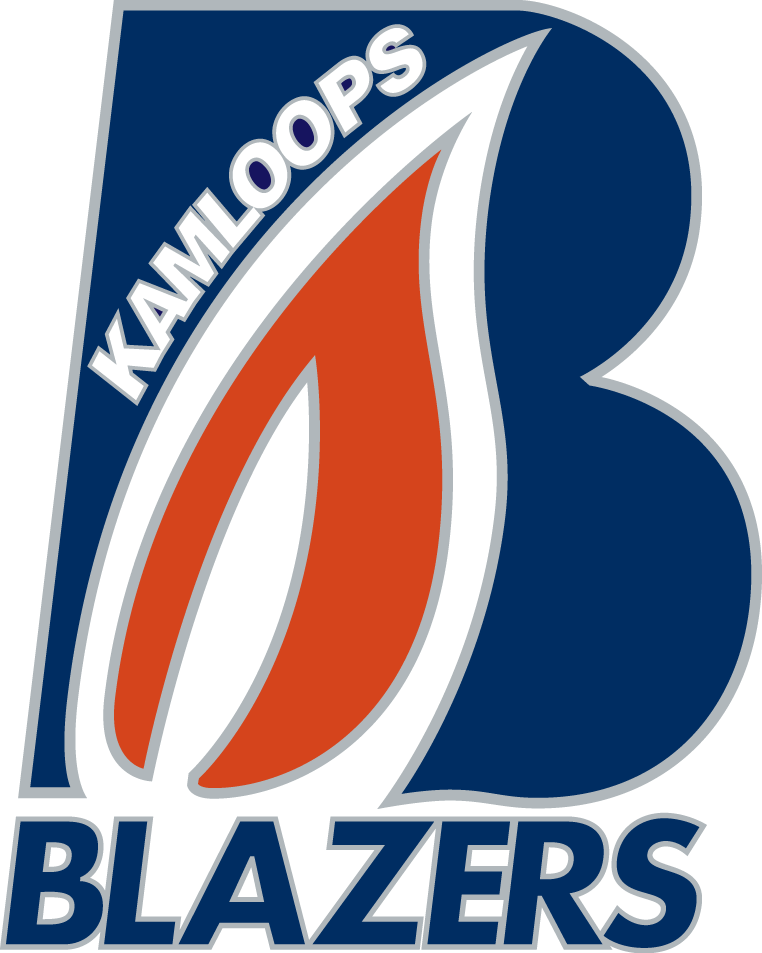 Kamloops Blazers 2005 06-2014 15 Primary Logo vinyl decal